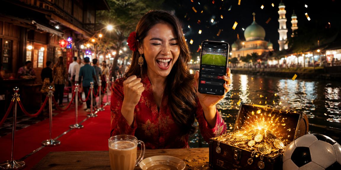Pengguna sf90 di Kota Bharu menggunakan aplikasi pertaruhan bola sepak Android